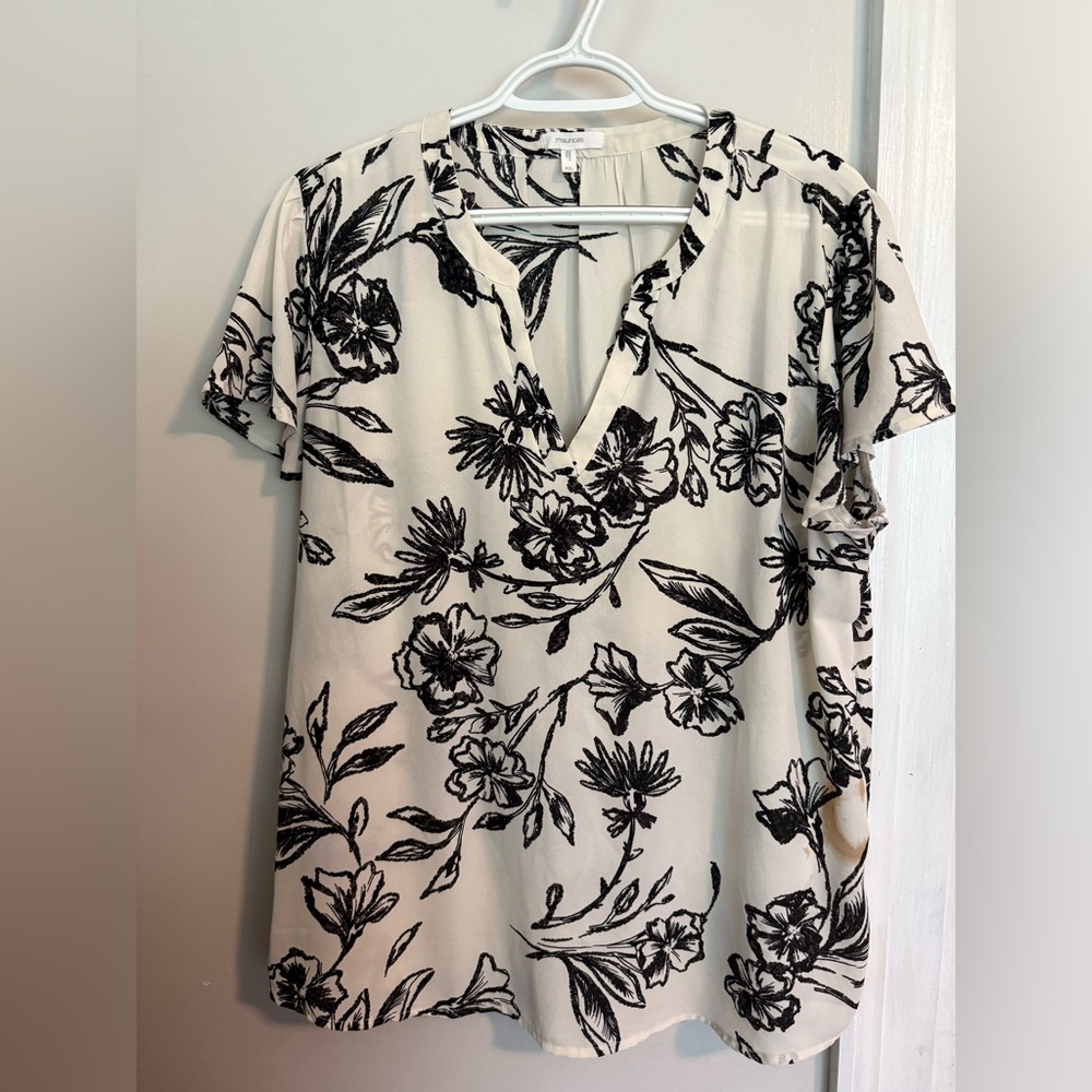 Maurices Floral Blouse